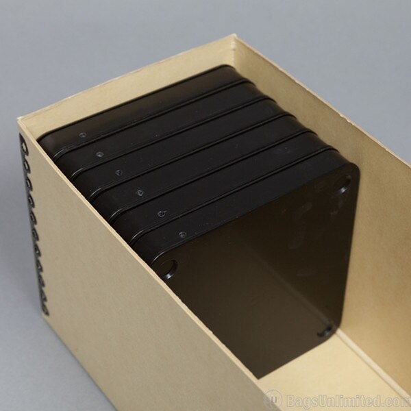 Archival CD Storage Box. 60 pt Tan